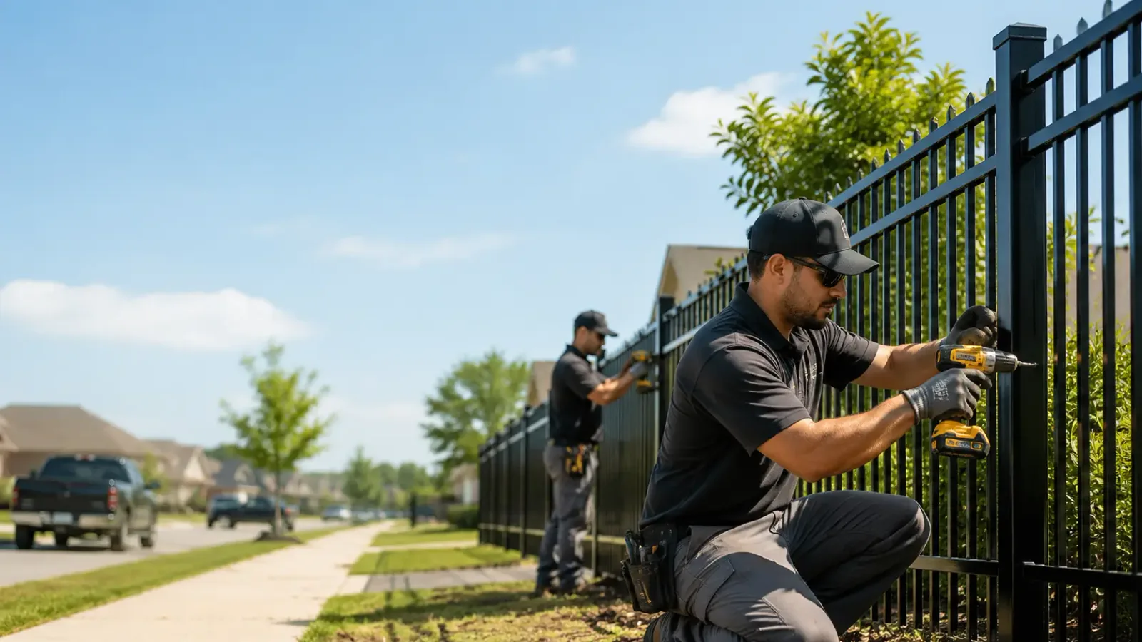 Metal Fence Installation in Pride, LA